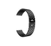 Mefloar Correa de acero inoxidable de 22mm de ancho for Compatible con Huawei Watch GT 4 3 2 46mm se Pro/GT 2e Pro Buds/Honor Magic, correa de pulsera de Metal(Black,For Huawei Watch 4/4pro)