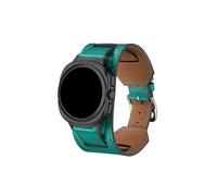 Mefloar Correa de cuero compatible con Samsung Galaxy Watch Ultra 47mm, correa de reloj, correa deportiva, accesorios(Malachite green)