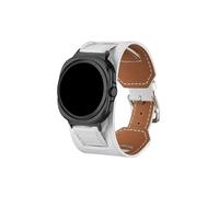 Mefloar Correa de cuero compatible con Samsung Galaxy Watch Ultra 47mm, correa de reloj, correa deportiva, accesorios(White)