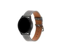 Mefloar Correa de cuero de 20 mm de ancho compatible con Samsung Galaxy Watch 6/4/Classic 46 mm 42 mm/Active 2/Galaxy Watch 5 44 mm 40 mm/5 Pro 45 mm Correa de reloj(Grey)