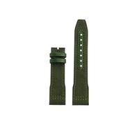 Mefloar Correa de reloj Compatible con IWC Pilot Mark 18 Spitfire fighter jet Portugal IW377714 IW327004 IW377709 IW388101(Army Green no buckle,21mm)