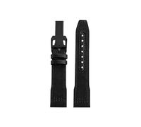 Mefloar Correa de reloj Compatible con IWC Pilot Mark 18 Spitfire fighter jet Portugal IW377714 IW327004 IW377709 IW388101(A-Black Black,22mm)