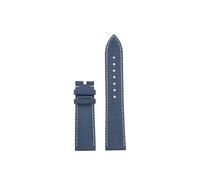 Mefloar Correa de reloj de cuero genuino de 22mm Compatible con Breitling Avenger Blackbird correa de reloj B01 Super OCéANO AZUL pulsera verde(Blue white no clasp)