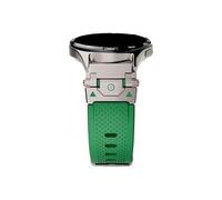 Mefloar Correa de reloj de silicona de 22mm Compatible con Huawei Watch 4 4 Pro GT5 GT4 46mm/Amazfit Balance Falcon/Oneplus 2 2R(Titanium green,Huawei GT5 46mm)