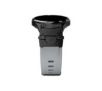 Mefloar Correa de reloj de silicona de 22mm Compatible con Huawei Watch 4 4 Pro GT5 GT4 46mm/Amazfit Balance Falcon/Oneplus 2 2R(Black grey,Huawei GT5 46mm)