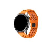 Mefloar Correa de reloj deportiva de silicona cómoda de 22 mm y 20 mm compatible con HUAWEI WATCH 4 Pro GT 2 3 SE GT4 46 mm 42 mm/Runner/Ultimate(Orange,20mm)
