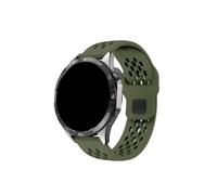 Mefloar Correa de reloj deportiva de silicona cómoda de 22 mm y 20 mm compatible con HUAWEI WATCH 4 Pro GT 2 3 SE GT4 46 mm 42 mm/Runner/Ultimate(Army Green,20mm)