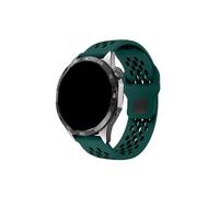 Mefloar Correa de reloj deportiva de silicona cómoda de 22 mm y 20 mm compatible con HUAWEI WATCH 4 Pro GT 2 3 SE GT4 46 mm 42 mm/Runner/Ultimate(Dark Green,20mm)