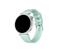 Mefloar Correa de reloj suave de silicona de 18mm Compatible con Huawei Watch GT5 Pro 42mm GT5 GT4 41mm pulsera Unisex de lujo Correa deportiva(Green,For Huawei GT5 41mm)