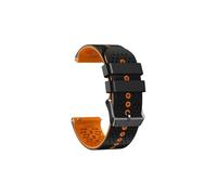 Mefloar Correa de repuesto compatible con POLAR Grit X Pro Titan GritX/Vantage M M2, correa de silicona, accesorios, pulsera(Black Orange)