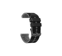 Mefloar Correa de repuesto compatible con POLAR Grit X Pro Titan GritX/Vantage M M2, correa de silicona, accesorios, pulsera(Black Gray)