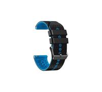 Mefloar Correa de repuesto compatible con POLAR Grit X Pro Titan GritX/Vantage M M2, correa de silicona, accesorios, pulsera(Black Blue)