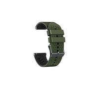 Mefloar Correa de repuesto de 22 mm compatible con Xiaomi Watch S2 46 mm 42 mm / S1 / S1 Pro/Active/Mi Watch color 2 / MiWatch versión global/correa de silicona pulsera(Army green Black)