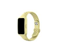 Mefloar Correa de silicona compatible con Huawei Watch Band 8 7 6, pulsera deportiva de TPU transpirable de repuesto(Yellow,For Huawei Band 8)