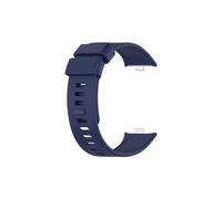 Mefloar Correa de silicona compatible con Xiao m i Red m i Watch 4, accesorios de repuesto for pulsera(Dark blue)