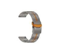Mefloar Correa de titanio de 22 mm de ancho compatible con Huawei Watch 4/ 4pro / GT3 Pro/GT 4 46 mm/Samsung Watch3 45 mm/Amazfit GTR 47 mm Pulsera de negocios(Titanium orange,For Amazfit GTR 47mm)