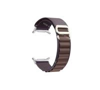 Mefloar Correa deportiva Alpine Loop de nailon compatible con Samsung Galaxy Watch Ultra 47mm(Silver purple)