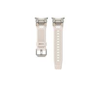 Mefloar Correa deportiva suave de TPU compatible con Samsung Galaxy Watch Ultra 47mm, correa de silicona, pulsera transpirable(Titanium starlight)