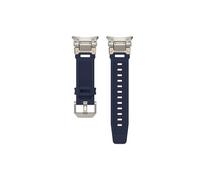 Mefloar Correa deportiva suave de TPU compatible con Samsung Galaxy Watch Ultra 47mm, correa de silicona, pulsera transpirable(Titanium blue)