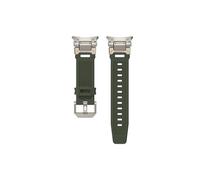 Mefloar Correa deportiva suave de TPU compatible con Samsung Galaxy Watch Ultra 47mm, correa de silicona, pulsera transpirable(Titanium green)