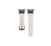 Mefloar Correa deportiva suave de TPU compatible con Samsung Galaxy Watch Ultra 47mm, correa de silicona, pulsera transpirable(Black starlight)