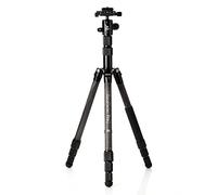 MeFOTO Backpacker PRO - Trípode de viaje de fibra de carbono con cabezal de bola de fotos, color negro (BMBPPROCBLK)