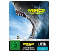Meg 2 The Trench/La Tiefe 4K blu ray + Limitada steelbook Nuevo y Emb. Orig.
