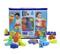 MEGA Bloks Bolsa más grande 150 bloques de construcción de colores, juguete +1 año (Mattel HHM96)
