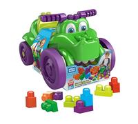 MEGA Bloks Cocodrilo Monta y zampa, Juguete Bloques de construcción para niños +1 año (Mattel GFG22)