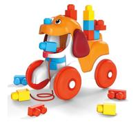 Mega Bloks Fisher-Price Correpasillos Perrito Paseos, andador para bebés +1 año (Mattel GNW63)