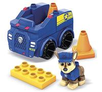 MEGA Bloks La Patrulla Canina Coche de policía de Chase Vehículo de juguete de bloques de construcción, regalo para niños +1 año (Mattel HDJ33)