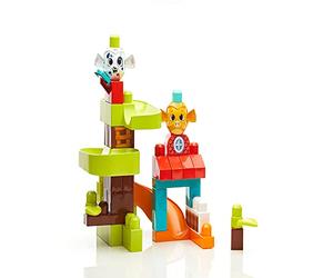 Mega Bloks P Bloks ¡Vamos al Parque de Atracción! bloques de construcción para niños +1 año (Mattel GKX70)
