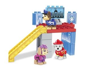 Mega Bloks Pack figuras Patrulla Canina, bloques de construcción de juguete, Mattel HDX93, 3 años en adelante, 17 piezas.