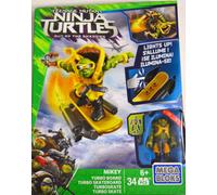 Mega-Bloks Teenage Mutant Ninja Turtles MIKEY Turbo Board NUEVO Y EMBALAJE OR...