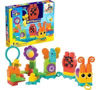 Mega Bloks Tren Oruga 30 Bloques sensoriales de construcción, Juguete +1 año (Mattel HKN44)