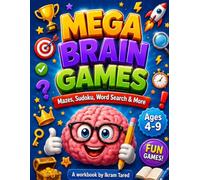 MEGA BRAIN GAMES: Mazes, Sudoku, Word Search & More