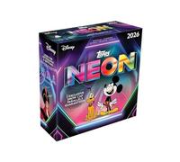 Mega caja de neón de Topps Disney, 2026 (10 paquetes, 50 tarjetas en total)
