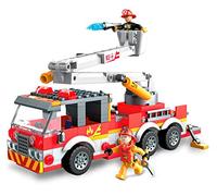 Mega Construx Camión de Bomberos, Juguete de Bloques de construcción para niños + 5 años (Mattel GLK54)