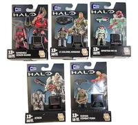 Mega Construx Halo Heroes Series 18 - Juego completo de 5 figuras de acción para construir de DKW59-963H Release