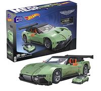 MEGA Construx Hot Wheels Coleccionistas Aston Martin Coche de juguete de bloques de construcción, +10 años (Mattel HMY97)