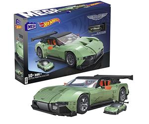 MEGA Construx Hot Wheels Coleccionistas Aston Martin Coche de juguete de bloques de construcción, +10 años (Mattel HMY97)