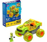 Mega Construx Hot Wheels Monster Trucks Coche Gunkster Bloques de construcción con Figura, Juguete +5 años (Mattel HNG52)