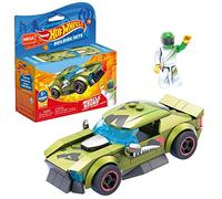 Mega Construx Hot Wheels Muscle Bound Coche de juguete de bloques de construcción, incluye figura, para niños +5 años (Mattel GVM30)