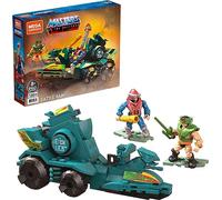 Mega Construx Másters del Universo Ram Batalla Figuras articuladas con Coche de Juguete de Bloques de construcción para niños (Mattel GWY75)