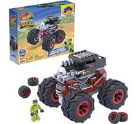 Mega Construx Monster Trucks Bone Shaker Coche de Juguete de Bloques de construcción, Incluye Figura, para niños +5 años (Mattel GVM27)