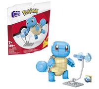 MEGA Construx Pokémon Construye y muestra Squirtle Figura de 180 bloques de construcción de juguete para niños y niñas +7 años (Mattel GYH00)