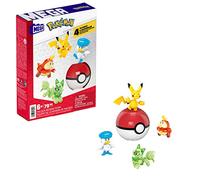 Mega Bloks Set de construcción Pokémon Equipo Región Paldea 4 personajes 79 piezas +6 años