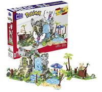 MEGA Construx Pokemon Expedición a la jungla Constructor de aventuras Set de bloques de construcción con 4 personajes, 1350 piezas, juguete +6 años (Mattel HDL86)