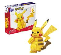 Mega Construx Pokemon Figura Jumbo Pikachu, juguetes niños +8 años (Mattel FVK81)