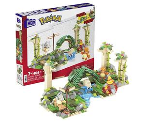 MEGA Construx Pokemon Ruinas olvidadas Constructor de aventuras Set de bloques de construcción con tres personajes, juguete +6 años (Mattel HDL86)